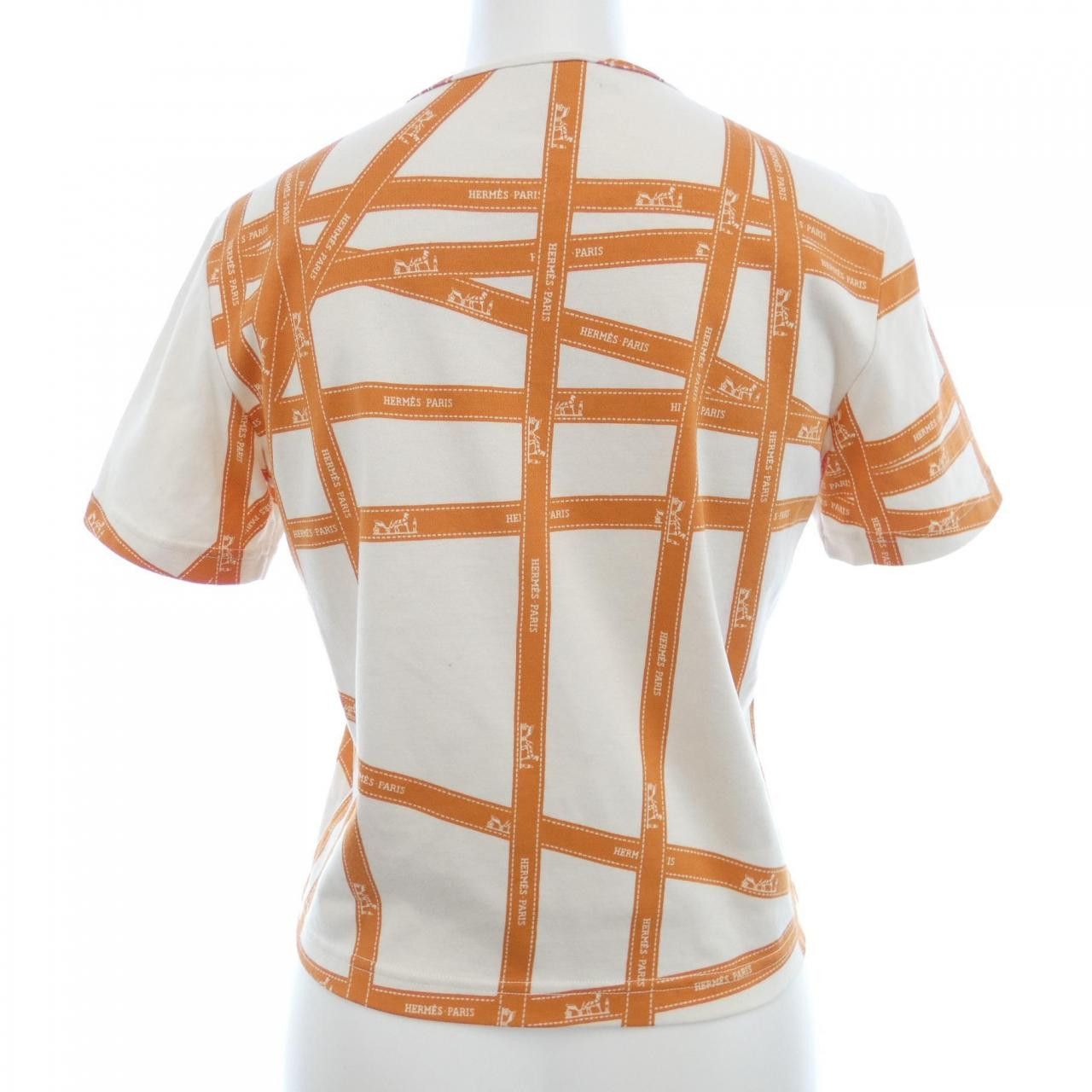 Hermes Hermes Hermes Cotton Top Textile T-Shirts DUTY FREE for USA Size ONE SIZE - 2 Thumbnail
