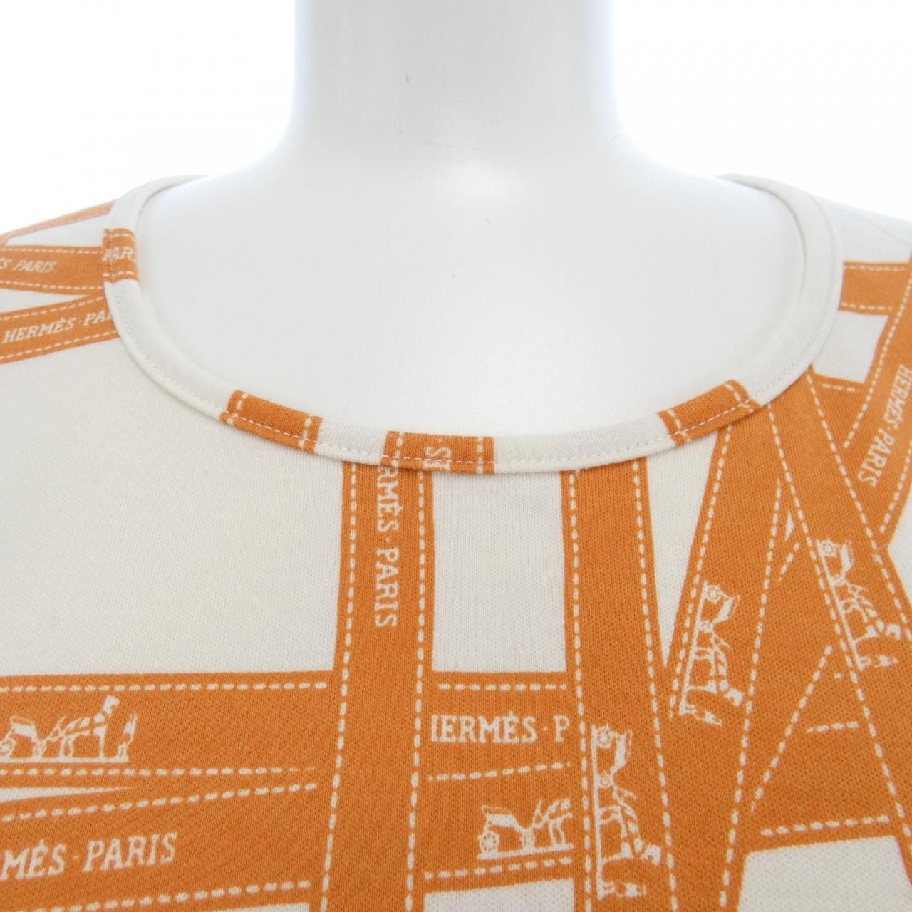 Hermes Hermes Hermes Cotton Top Textile T-Shirts DUTY FREE for USA Size ONE SIZE - 5 Thumbnail