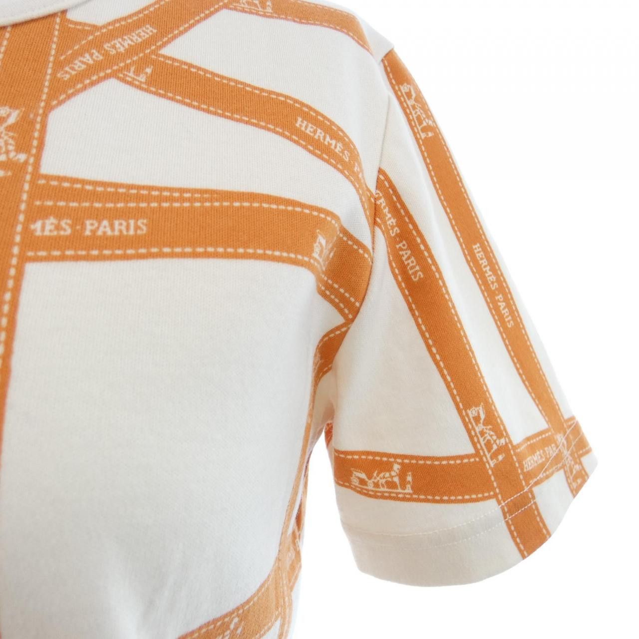 Hermes Hermes Hermes Cotton Top Textile T-Shirts DUTY FREE for USA Size ONE SIZE - 6 Thumbnail