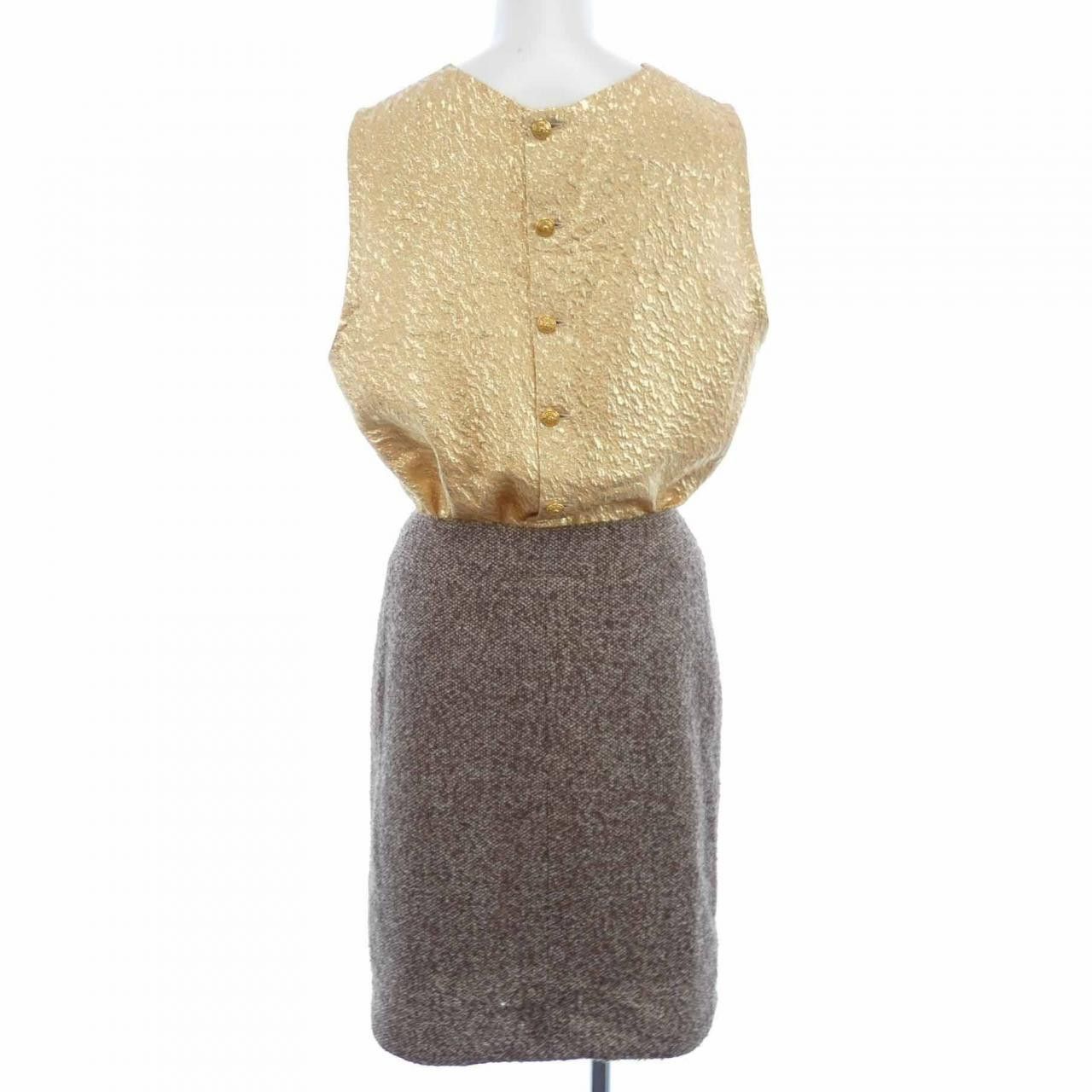 Chanel Chanel Chanel Vintage Set Up Textile Suits P08520W0232496A DUTY FREE for USA Size ONE SIZE - 2 Thumbnail