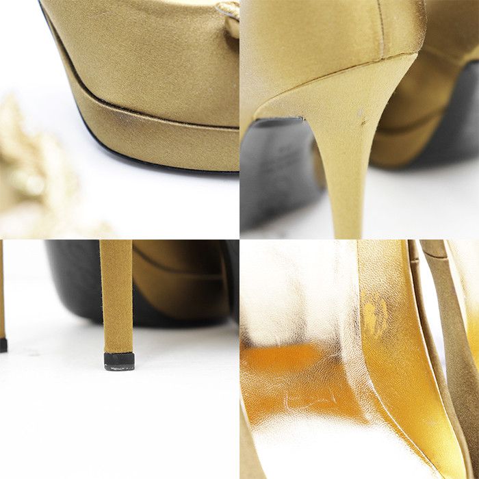 Roger Vivier Roger Vivier Roger Vivier Satin Pumps Leather Shoes DUTY FREE for USA Size ONE SIZE - 3 Thumbnail