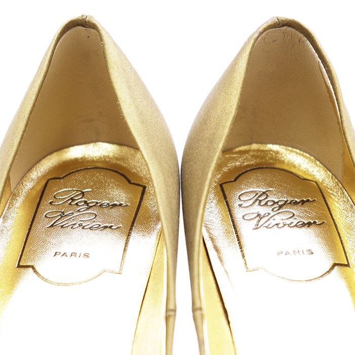 Roger Vivier Roger Vivier Roger Vivier Satin Pumps Leather Shoes DUTY FREE for USA Size ONE SIZE - 7 Thumbnail