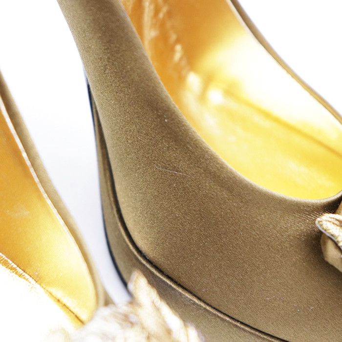 Roger Vivier Roger Vivier Roger Vivier Satin Pumps Leather Shoes DUTY FREE for USA Size ONE SIZE - 4 Thumbnail