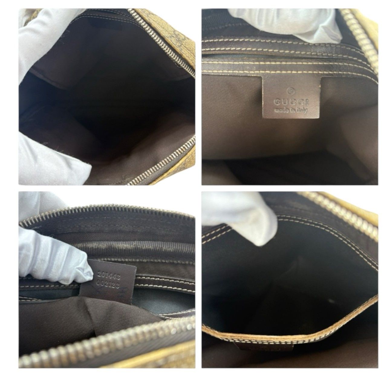 Gucci Gucci Gucci GG Supreme Canvas Shoulder Bag Textile Shoulder Bag 201448 DUTY FREE for USA Size ONE SIZE - 8 Thumbnail