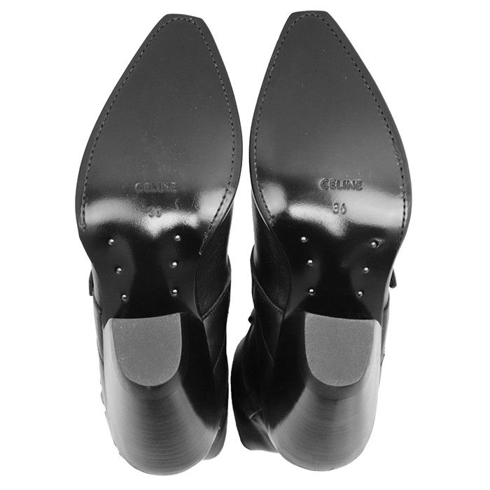 Celine Celine Celine Berlin Leather Boots Leather Shoes 308B77 DUTY FREE for USA Size ONE SIZE - 9 Thumbnail