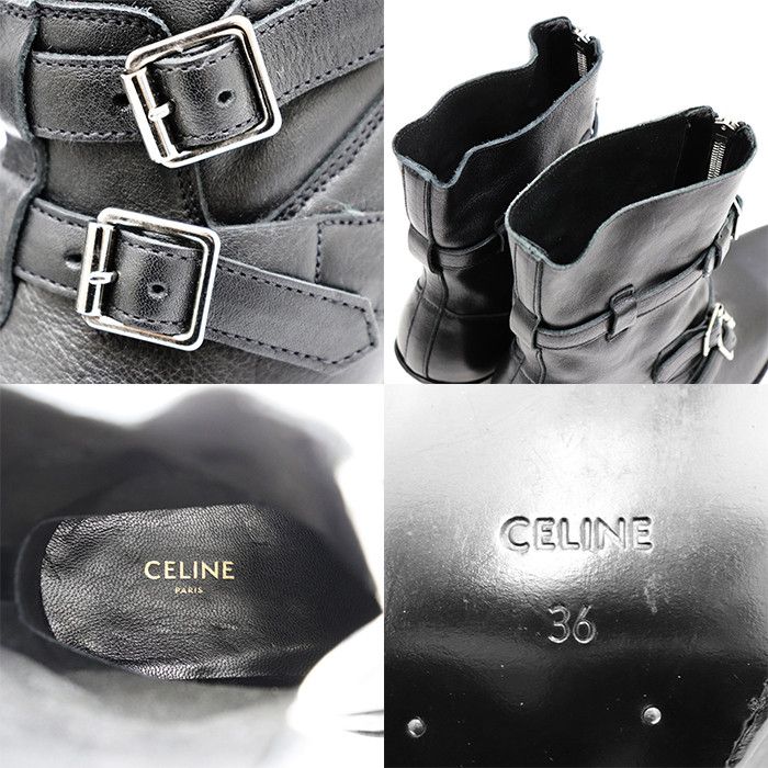 Celine Celine Celine Berlin Leather Boots Leather Shoes 308B77 DUTY FREE for USA Size ONE SIZE - 10 Thumbnail