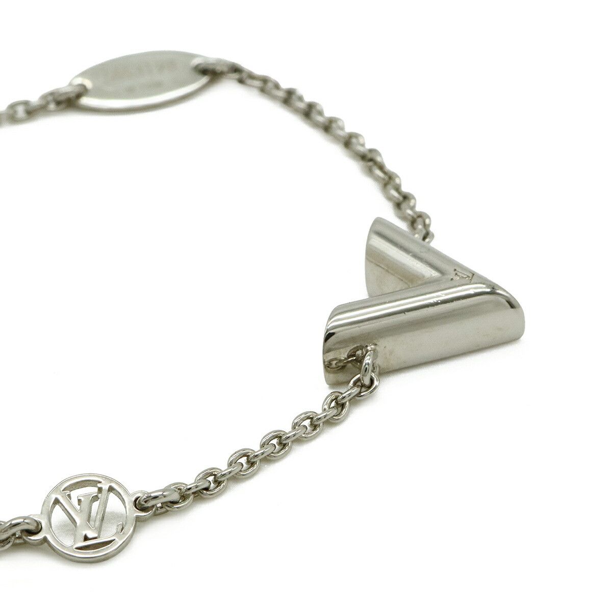 Louis Vuitton Louis Vuitton Louis Vuitton Essential V LV Circle Bracelet Metal Bracelet M63198 DUTY FREE for USA Size ONE SIZE - 2 Thumbnail