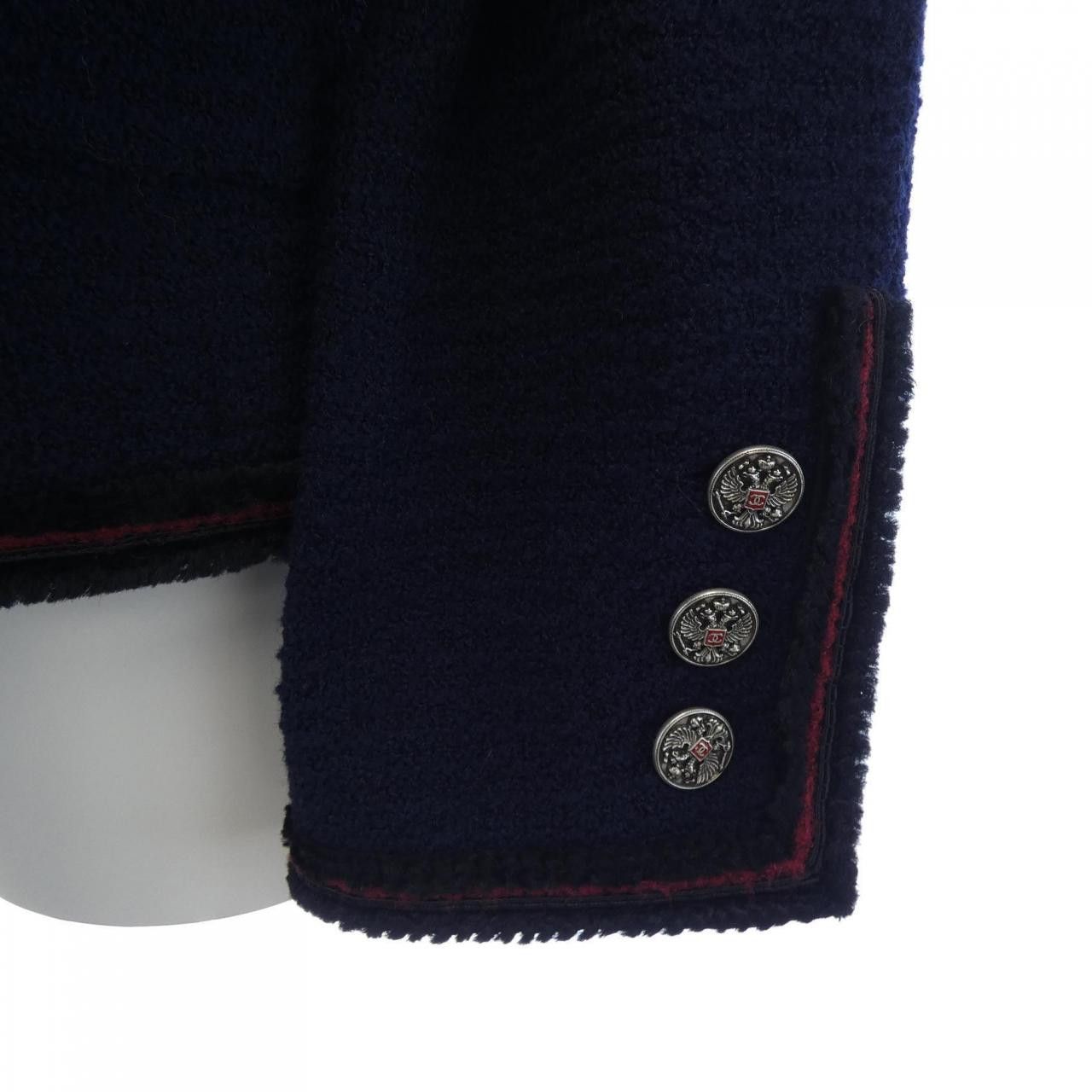Chanel Chanel Chanel Collarless Jacket Textile Outerwear P36021V24261 DUTY FREE for USA Size ONE SIZE - 6 Thumbnail