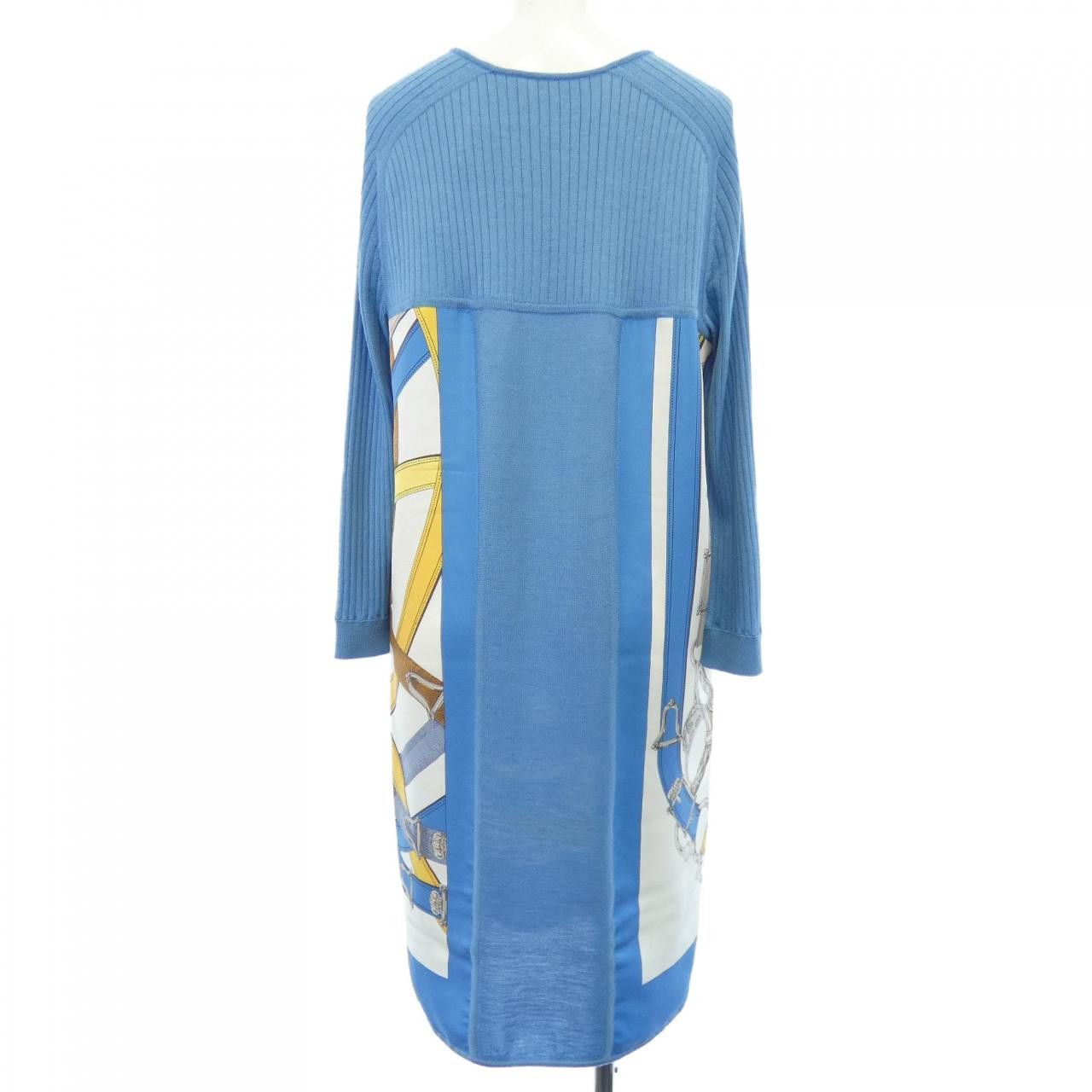 Hermes Hermes Hermes CAVAL CADOUR Cashmere Blend Dress Textile Dresses DUTY FREE for USA Size ONE SIZE - 2 Thumbnail