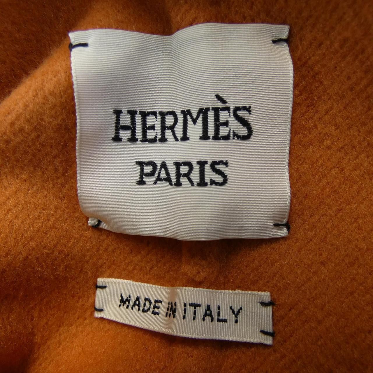 Hermes Hermes Hermes Eyelet Scrub Cashmere Coat Textile Outerwear DUTY FREE for USA Size ONE SIZE - 4 Thumbnail