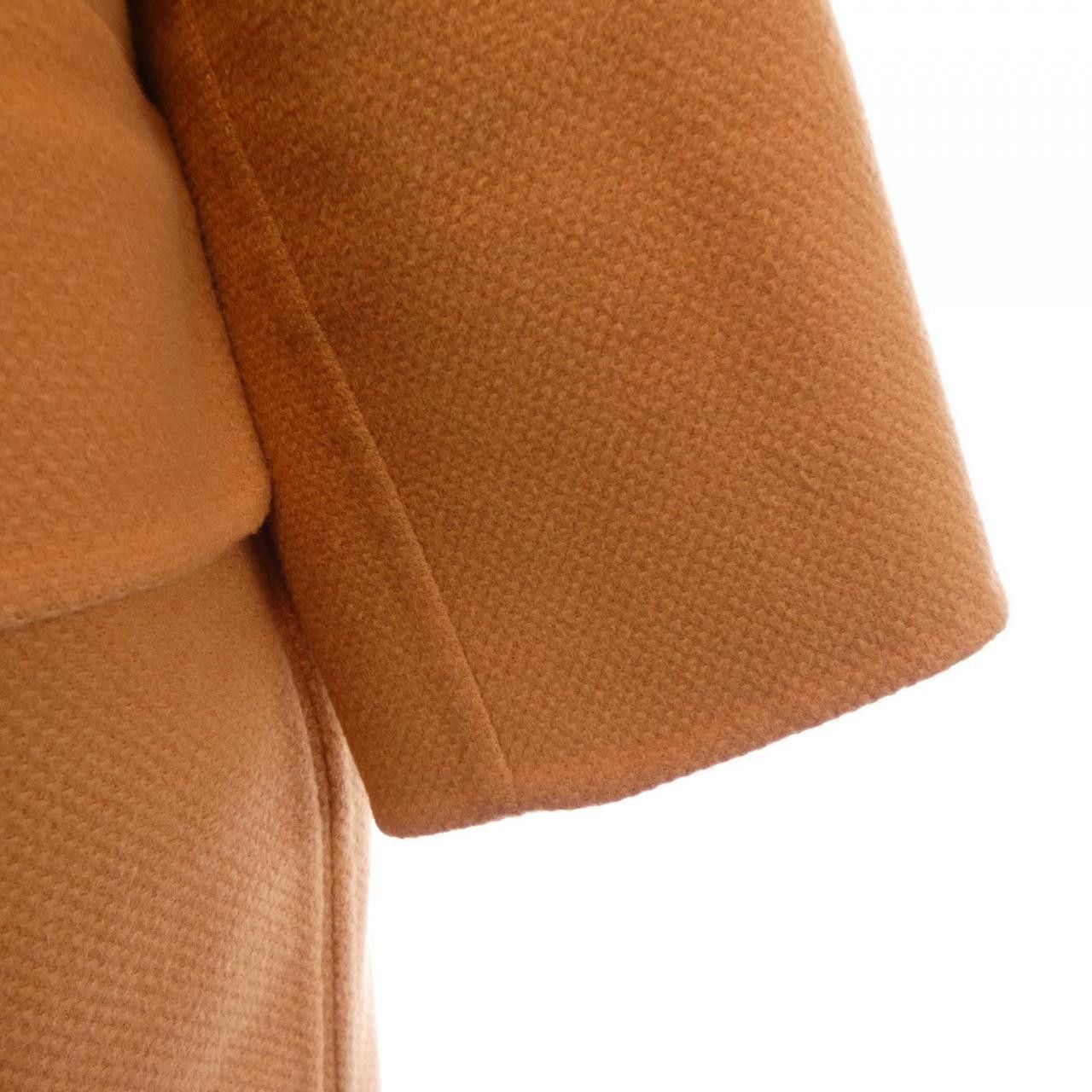 Hermes Hermes Hermes Eyelet Scrub Cashmere Coat Textile Outerwear DUTY FREE for USA Size ONE SIZE - 6 Thumbnail