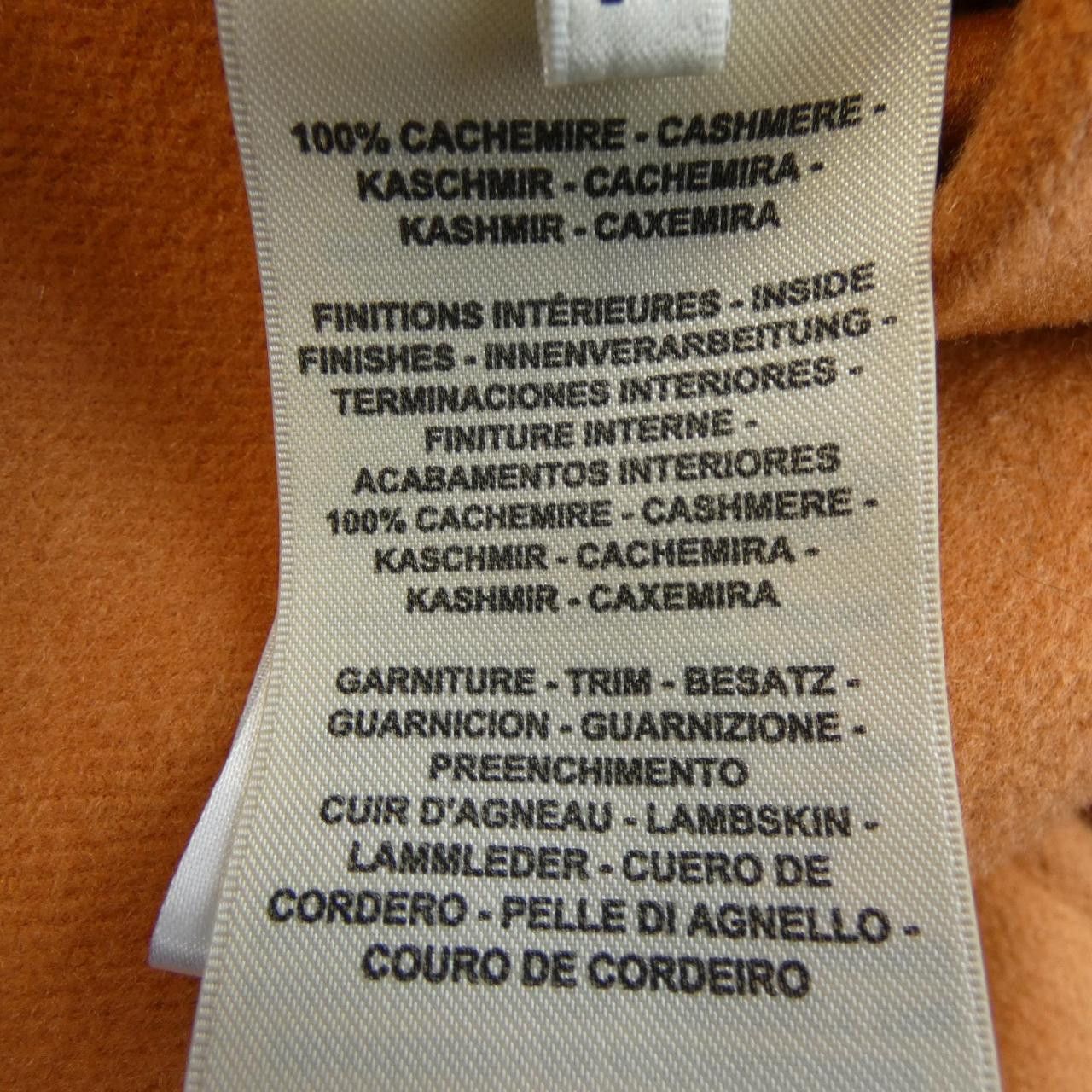 Hermes Hermes Hermes Eyelet Scrub Cashmere Coat Textile Outerwear DUTY FREE for USA Size ONE SIZE - 3 Thumbnail