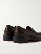 Christian Louboutin Urbino Moc Loafer Flat Shoes in Brown Size US 8 / EU 41 - 2 Thumbnail