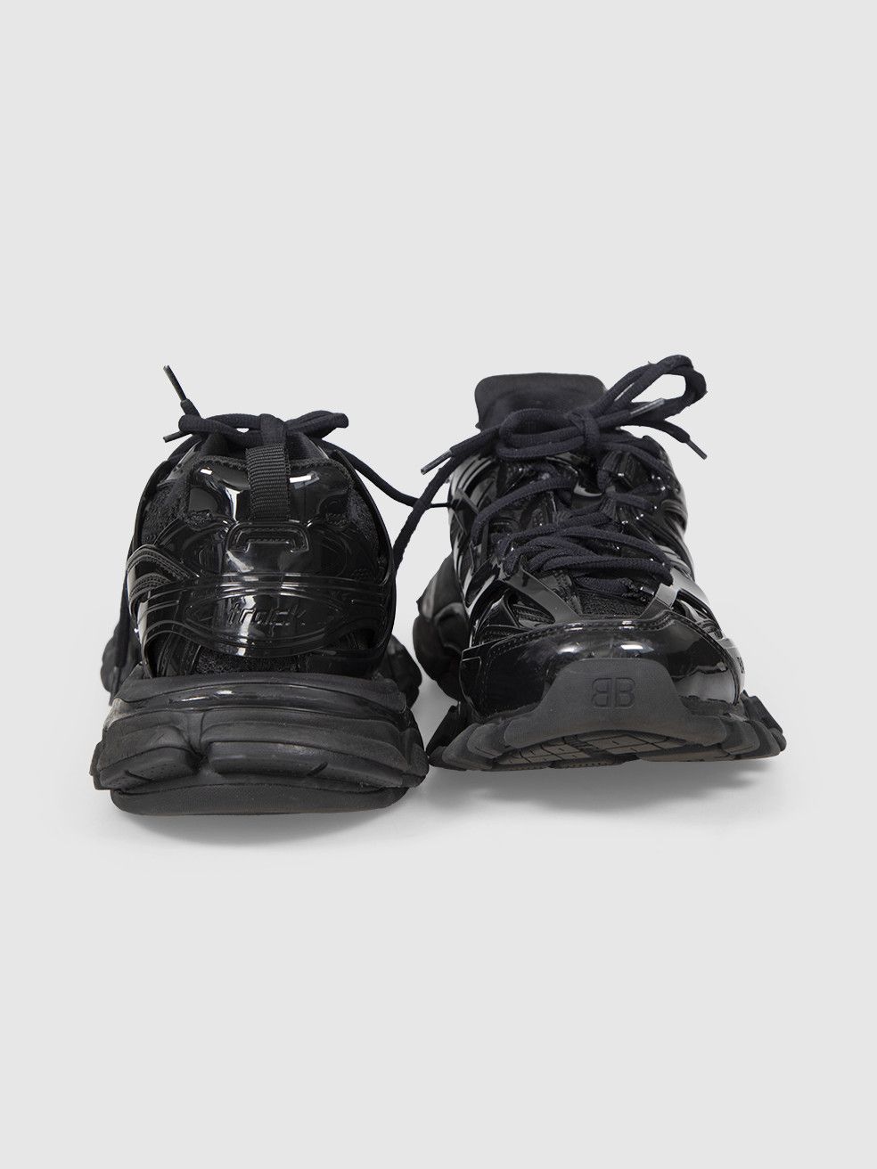 Balenciaga Black Track Chunky Trainers Size US 9.5 / IT 39.5 - 4 Thumbnail