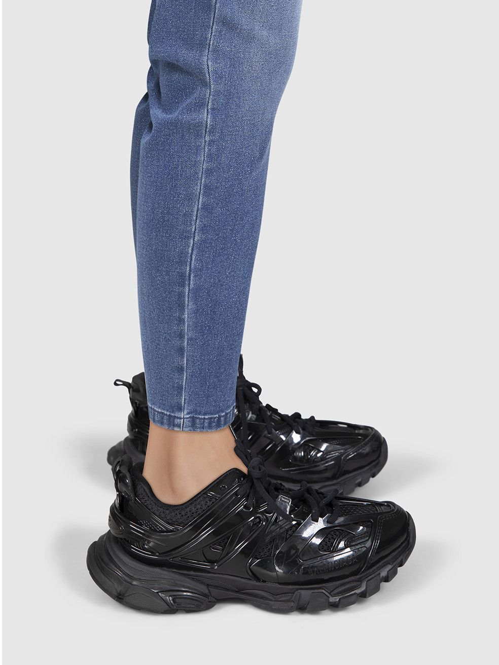 Balenciaga Black Track Chunky Trainers Size US 9.5 / IT 39.5 - 2 Thumbnail