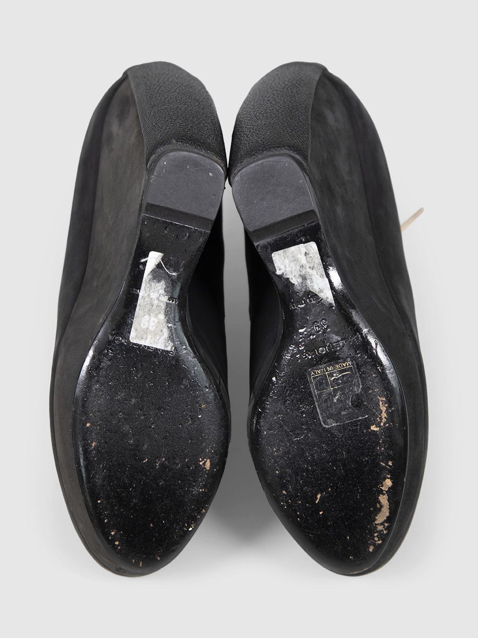 Balenciaga Black Nubuck Wedge Boots Size US 9 / IT 39 - 5 Thumbnail