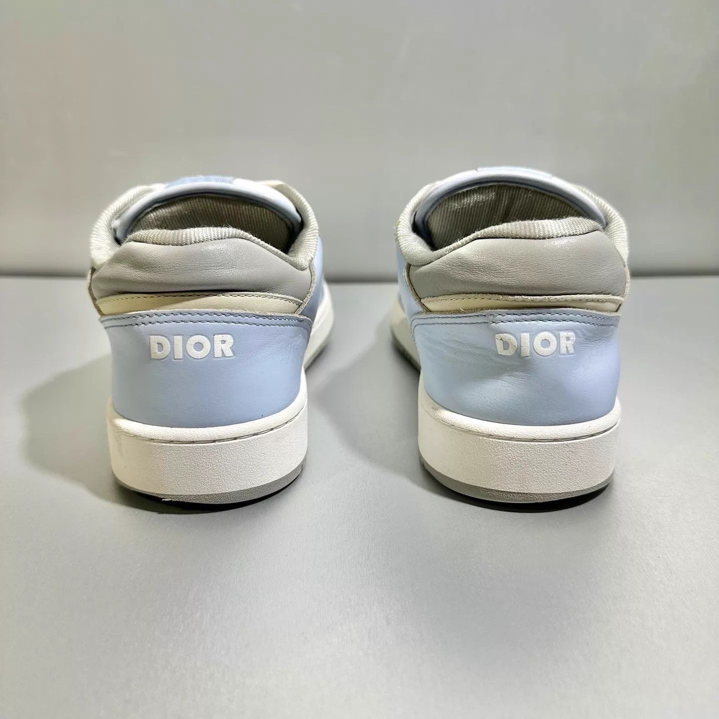 Dior Blue Low-Top Sneakers with Pattern Accents Size US 10 / EU 43 - 5 Thumbnail