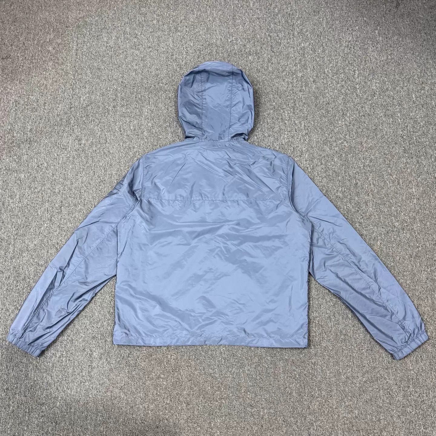 Prada Blue Hooded Lightweight Jacket Size L Size US L / EU 52-54 / 3 - 2 Thumbnail