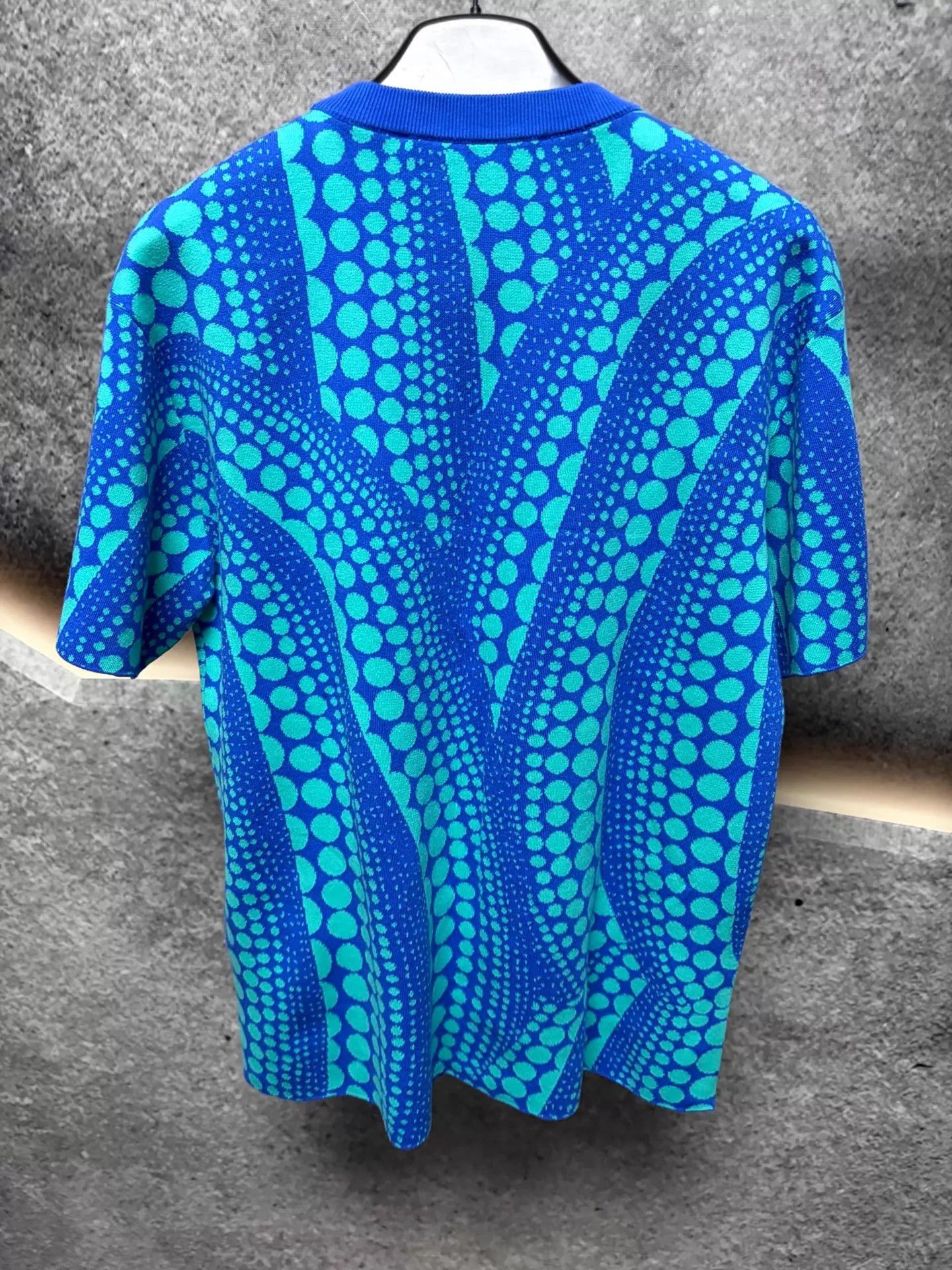 Louis Vuitton Blue Patterned Short Sleeve Shirt - Size M Size US M / EU 48-50 / 2 - 2 Thumbnail