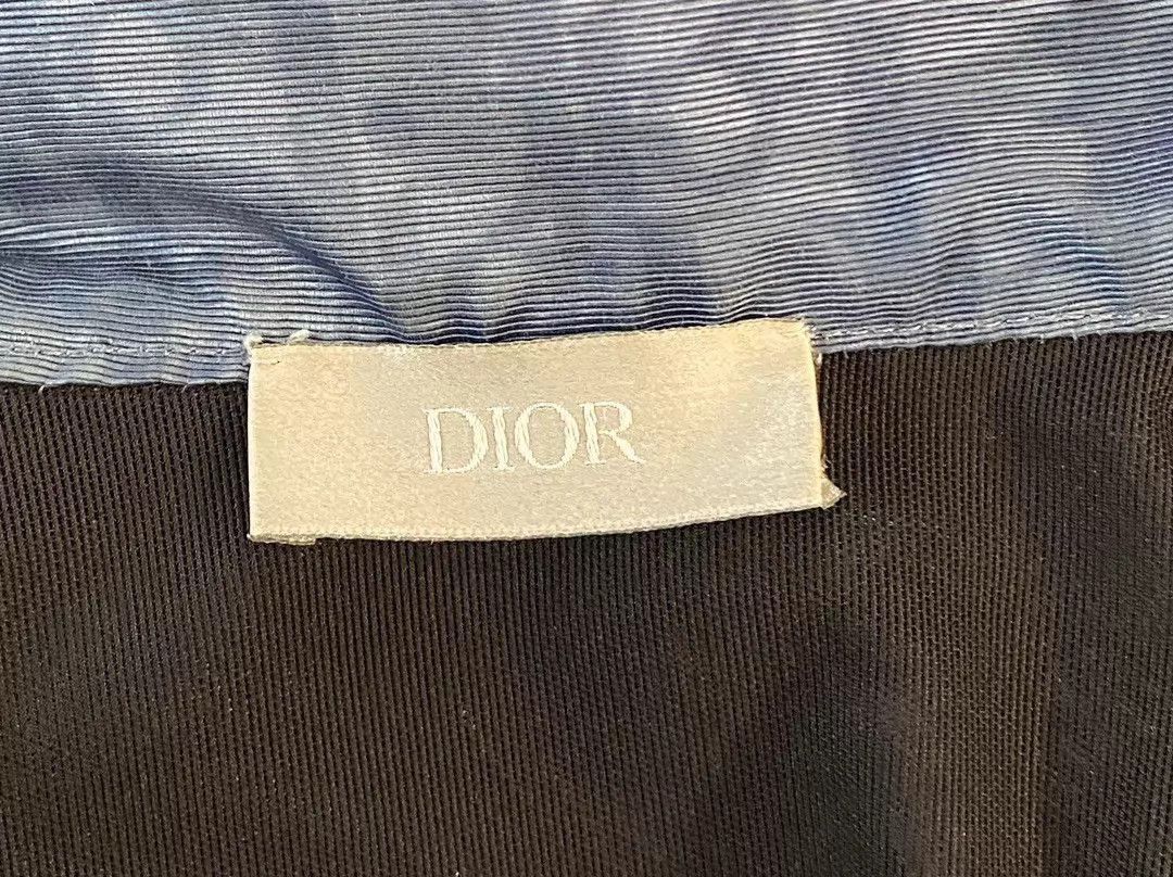Dior Blue Lightweight Hooded Jacket with Patch Pocket Size US S / EU 44-46 / 1 - 5 Thumbnail