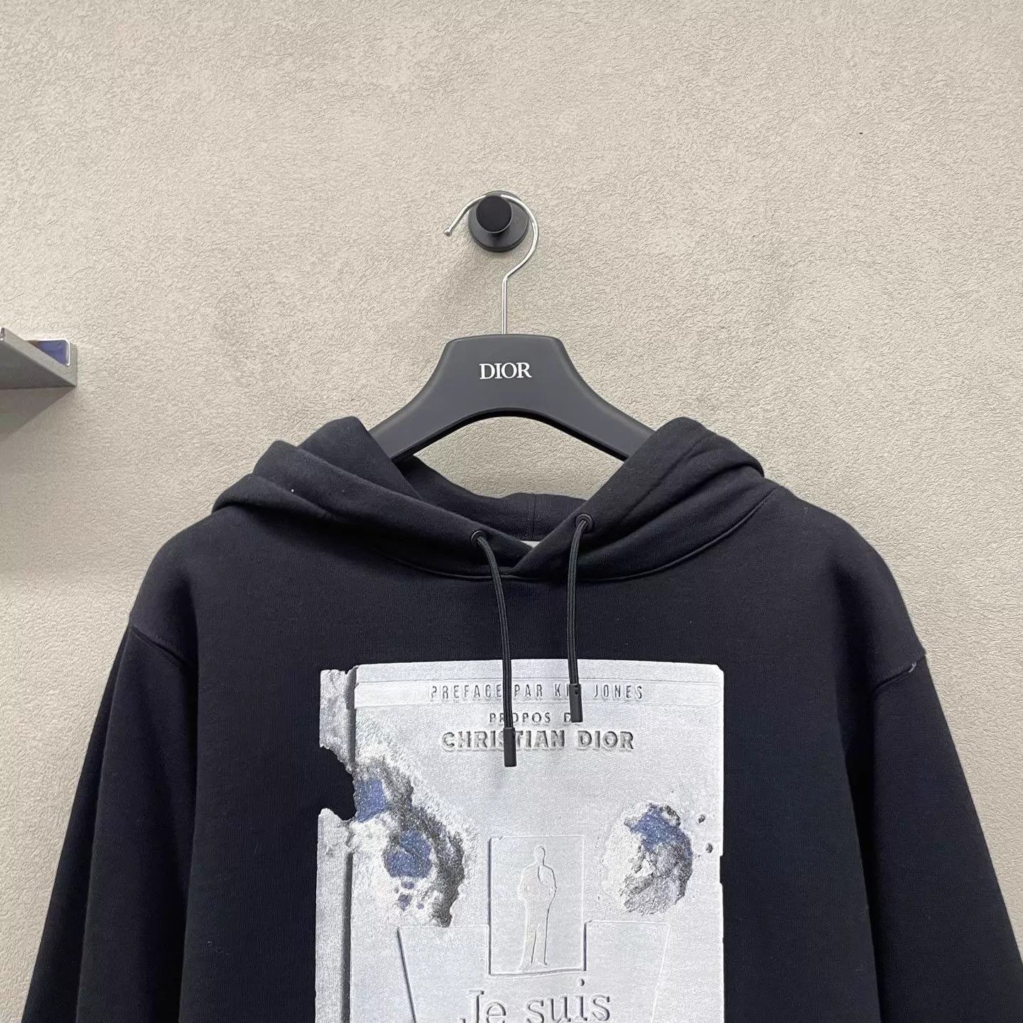 Dior Black Hoodie with Book Print Design Size US S / EU 44-46 / 1 - 4 Thumbnail