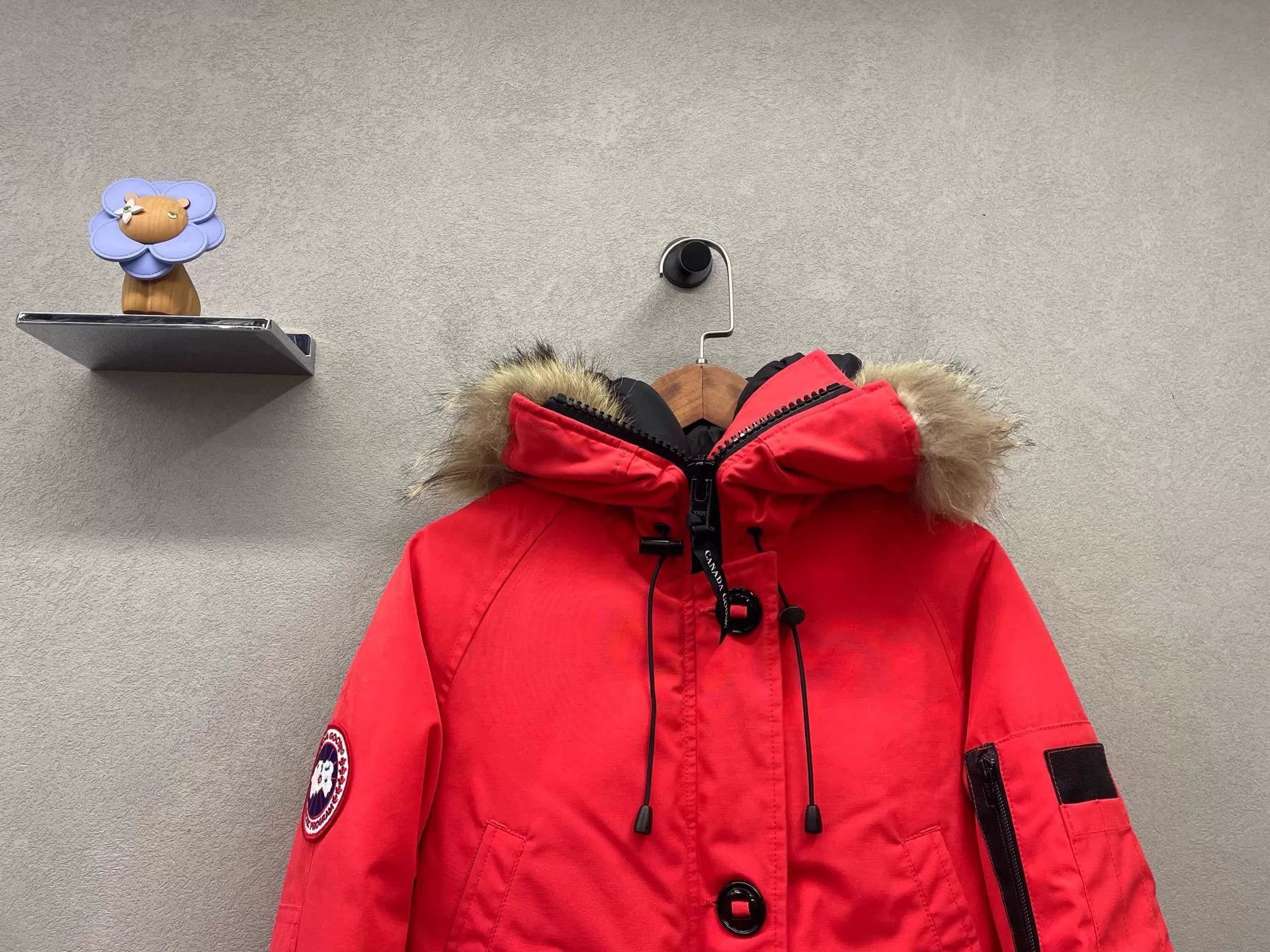 Canada Goose Red Parka with Fur Hood - Size XS Size US XS / EU 42 / 0 - 4 Thumbnail