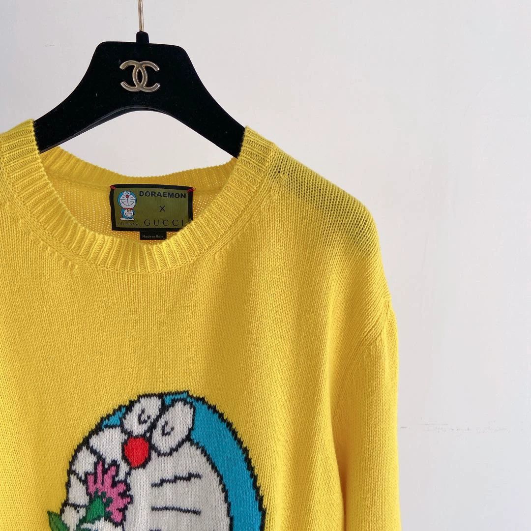 Gucci Yellow Cartoon Character Long Sleeve Sweater Size US M / EU 48-50 / 2 - 3 Thumbnail