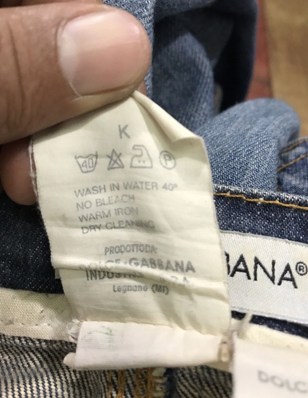 Dolce & Gabbana Dolce & Gabbana Distressed Faded Rips Denim Jeans Made Italy Size US 35 - 10 Thumbnail