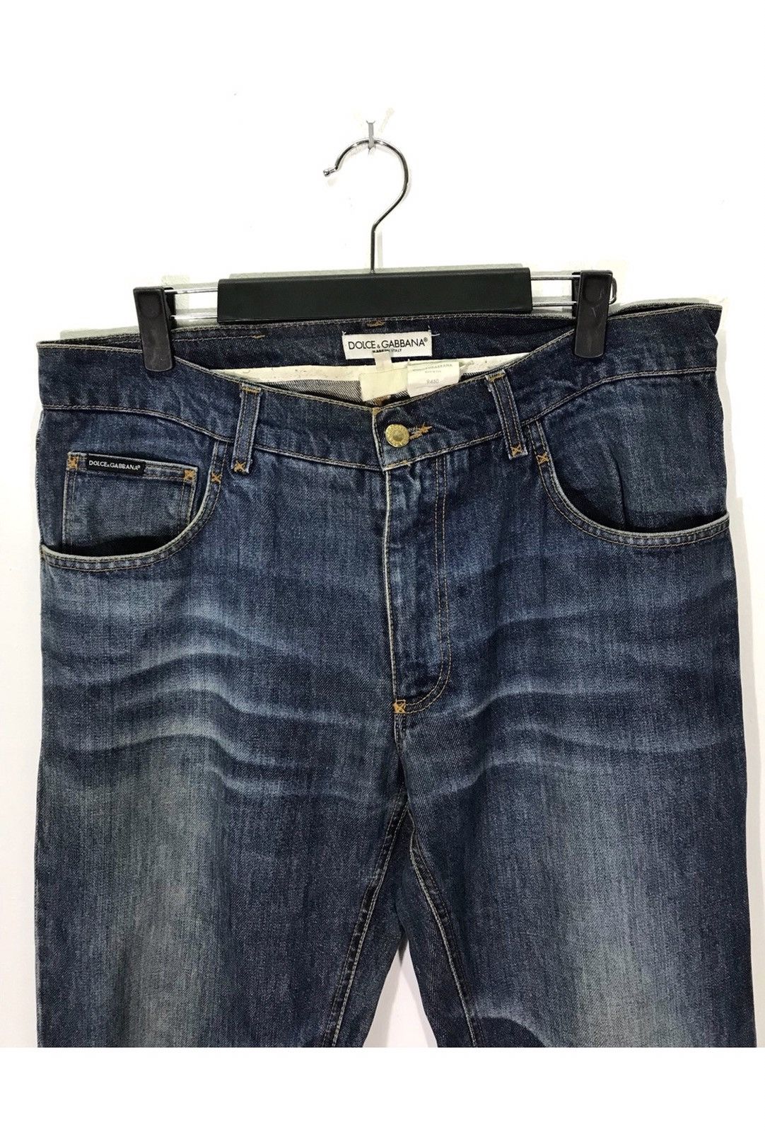 Dolce & Gabbana Dolce & Gabbana Distressed Faded Rips Denim Jeans Made Italy Size US 35 - 3 Thumbnail