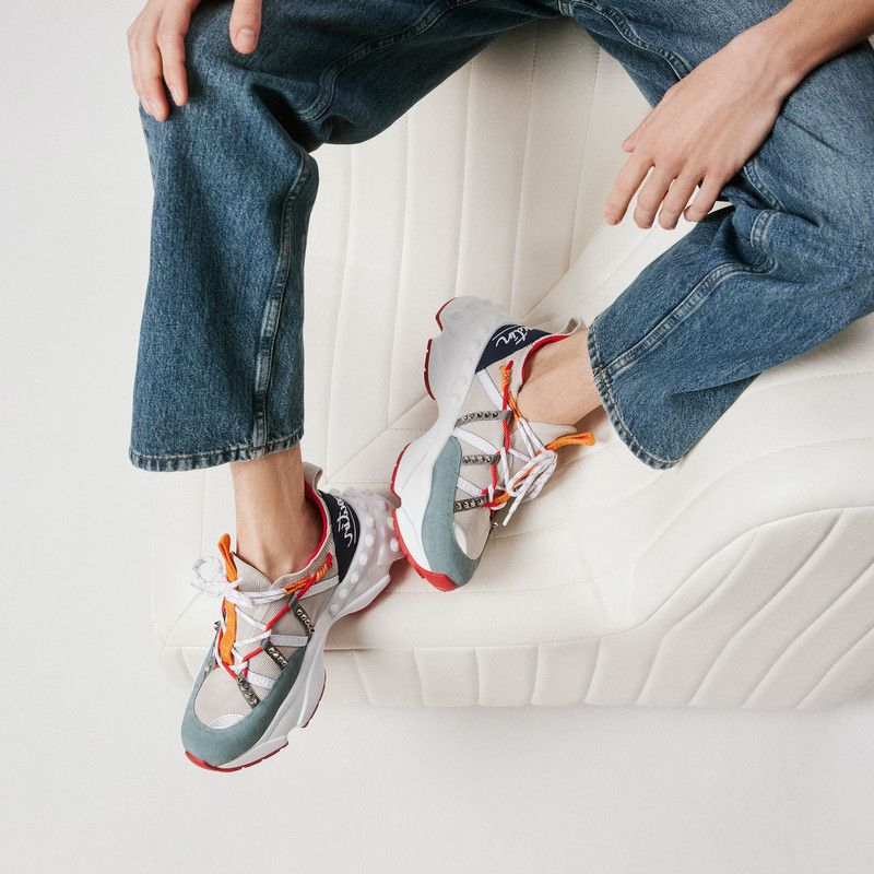 Christian Louboutin Trailnrun Sneakers navy/green/orange Size US 7 / EU 40 - 2 Thumbnail