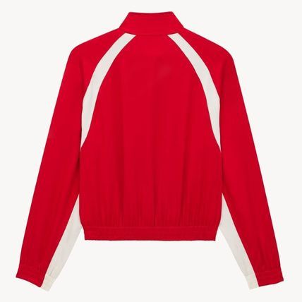 Saint Laurent Paris teddy jacket in satin red Size US XL / EU 56 / 4 - 4 Thumbnail
