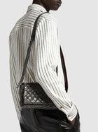 Bottega Veneta Small Rumple Leather Messenger Bag gray Size ONE SIZE - 3 Thumbnail