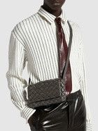 Bottega Veneta Small Rumple Leather Messenger Bag gray Size ONE SIZE - 2 Thumbnail