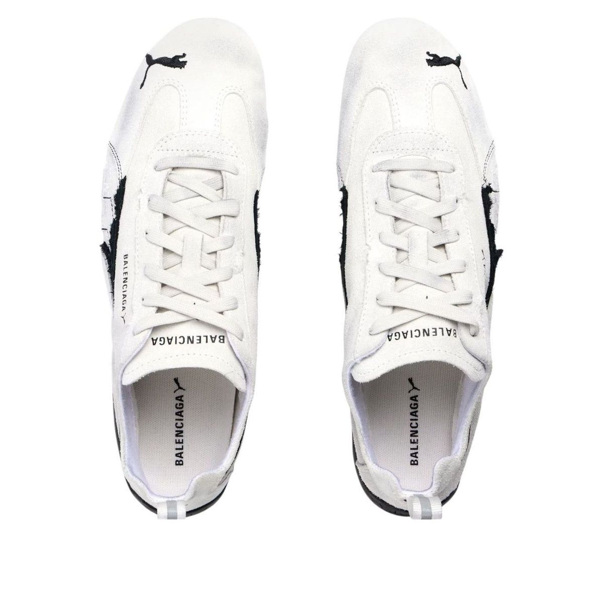 Balenciaga Balenciaga x Puma Speedcat Suede 'Distressed White Size US 11 / EU 44 - 4 Thumbnail
