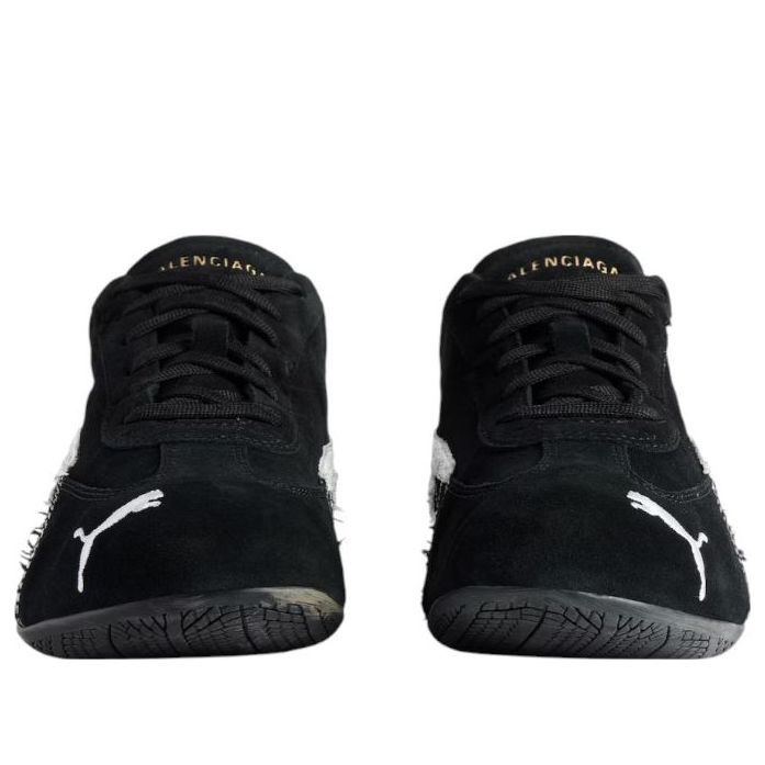 Balenciaga Balenciaga x Puma Speedcat Suede 'Distressed Black White Size US 12 / IT 42 - 3 Thumbnail