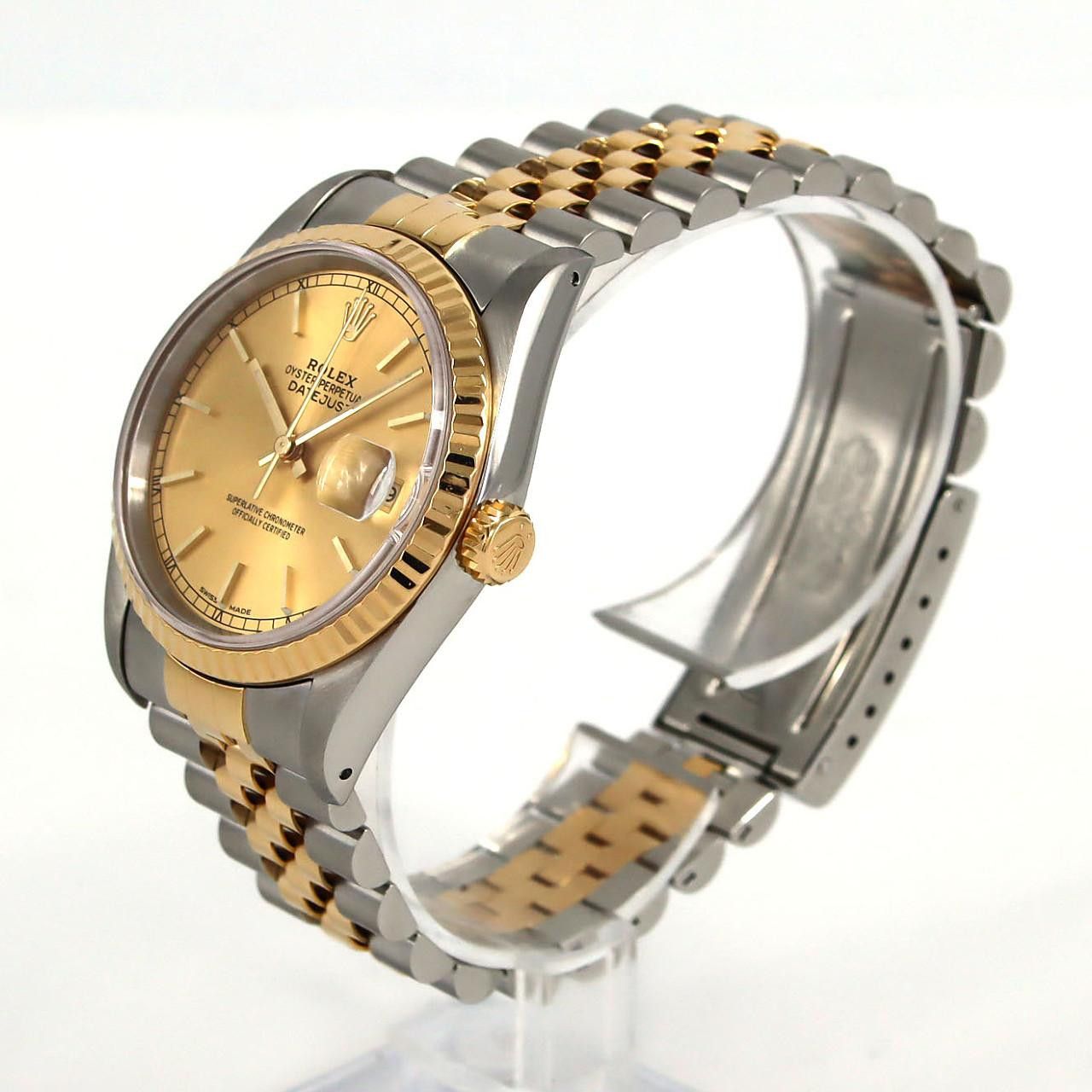 Rolex Rolex Rolex Datejust Stainless Steel Yellow Gold Metal Automatic 16233 DUTY FREE for USA Size ONE SIZE - 2 Thumbnail