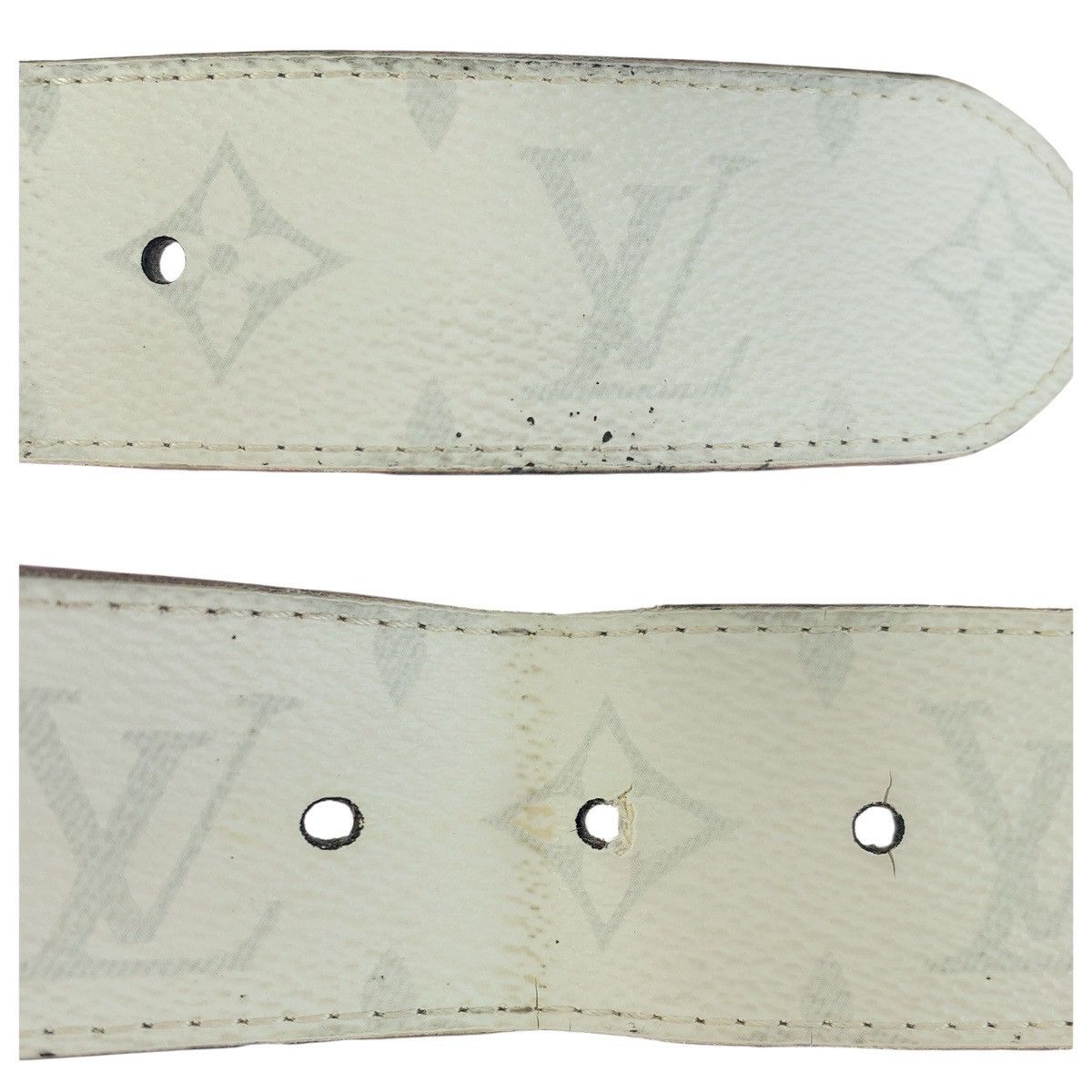 Louis Vuitton Louis Vuitton Louis Vuitton Monogram Belt Textile Belt M0003 DUTY FREE for USA Size ONE SIZE - 8 Thumbnail
