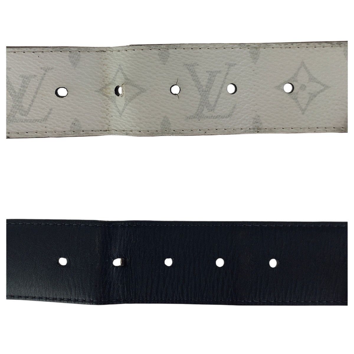 Louis Vuitton Louis Vuitton Louis Vuitton Monogram Belt Textile Belt M0003 DUTY FREE for USA Size ONE SIZE - 6 Thumbnail