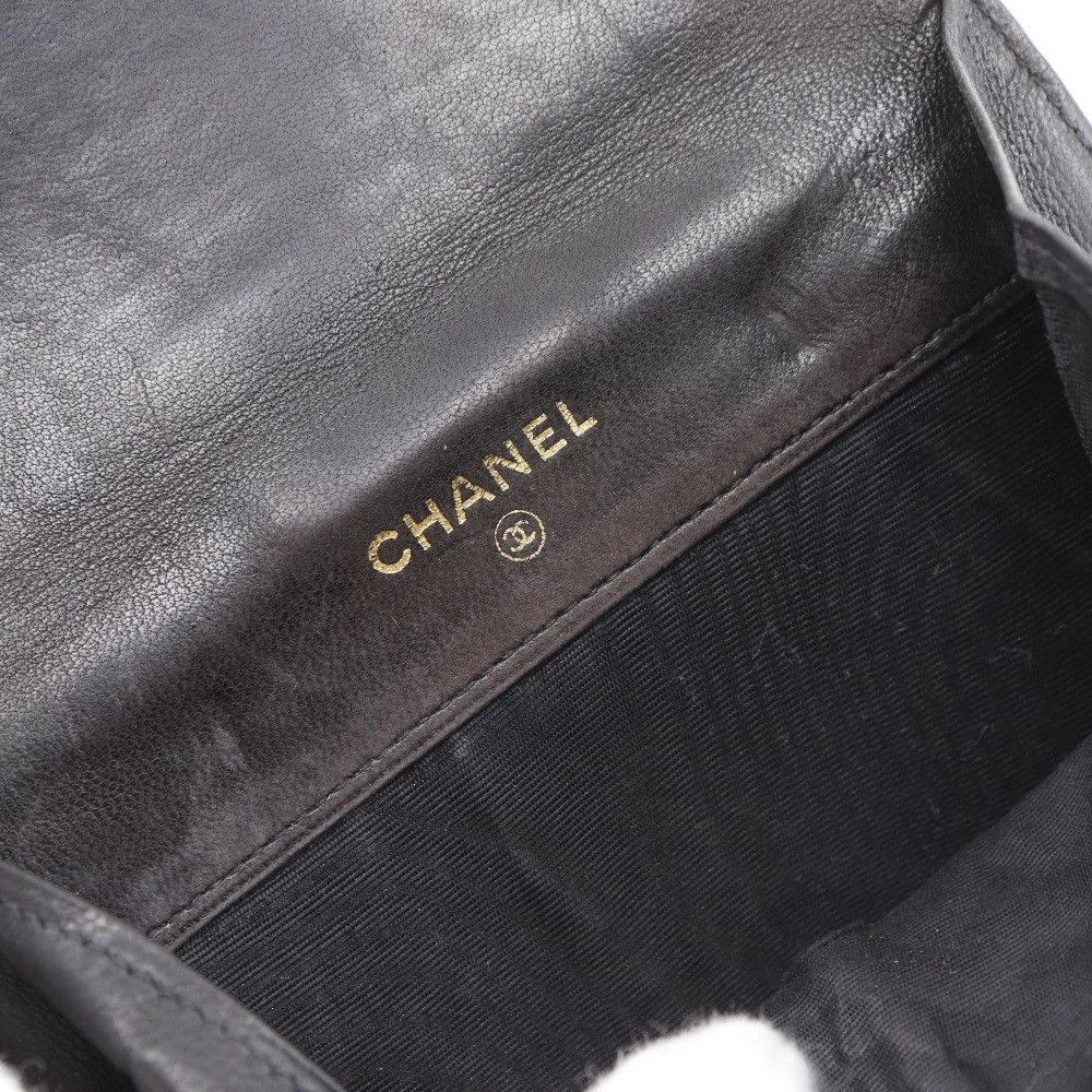 Chanel Chanel Chanel Coco Mark Lambskin Wallet Leather Short Wallet DUTY FREE for USA Size ONE SIZE - 8 Thumbnail