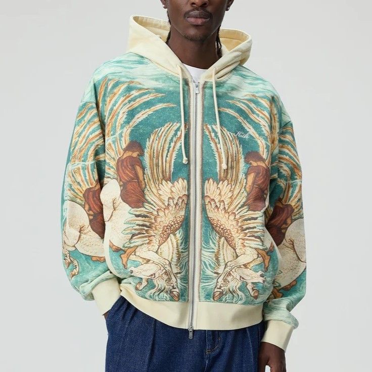Other Other KITH NYC Pegasus Nelson Cotton Hoodie Textile Sweatshirts & Hoodies 25070060002640 DUTY FREE for USA Size ONE SIZE - 3 Thumbnail