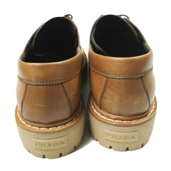 Prada Prada Prada Calf Leather Lace Up Shoes Leather Shoes 2EE416070 DUTY FREE for USA Size ONE SIZE - 4 Thumbnail
