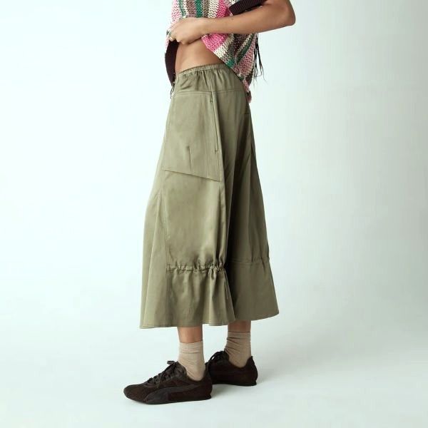 Other Other Kith NYC Kyo Utility Maxi Skirt Skirt Textile Skirts 25060061000920 DUTY FREE for USA Size ONE SIZE - 3 Thumbnail