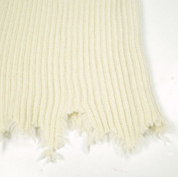 Other Other 08sircus WOOL BROKEN KNIT CARDIGAN VEST Wool Vest Textile Tops S24AW-KN05 DUTY FREE for USA Size ONE SIZE - 7 Thumbnail