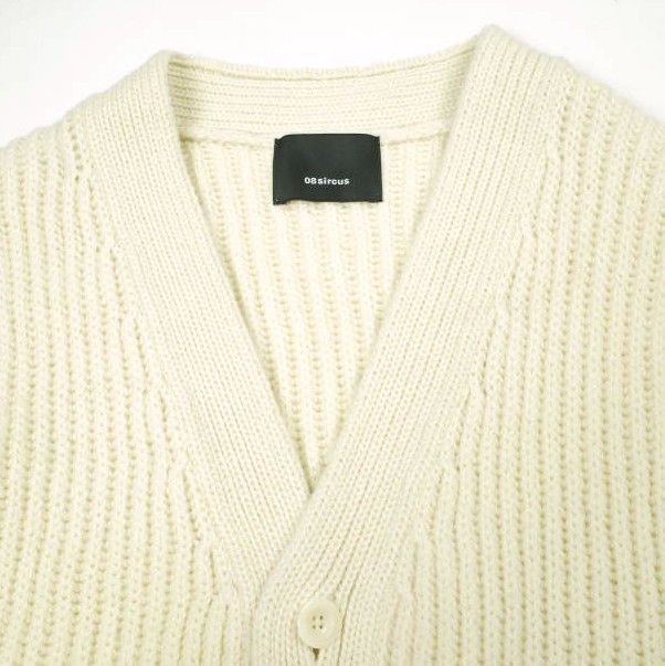 Other Other 08sircus WOOL BROKEN KNIT CARDIGAN VEST Wool Vest Textile Tops S24AW-KN05 DUTY FREE for USA Size ONE SIZE - 5 Thumbnail