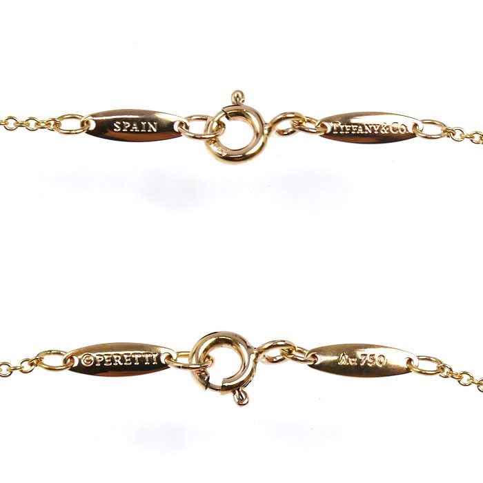 Tiffany & Co. Tiffany & Co. Tiffany&Co. Open Heart Au750 Pink Gold Diamond Necklace Precious Metal Necklace 68113660 DUTY FREE for USA Size ONE SIZE - 5 Thumbnail