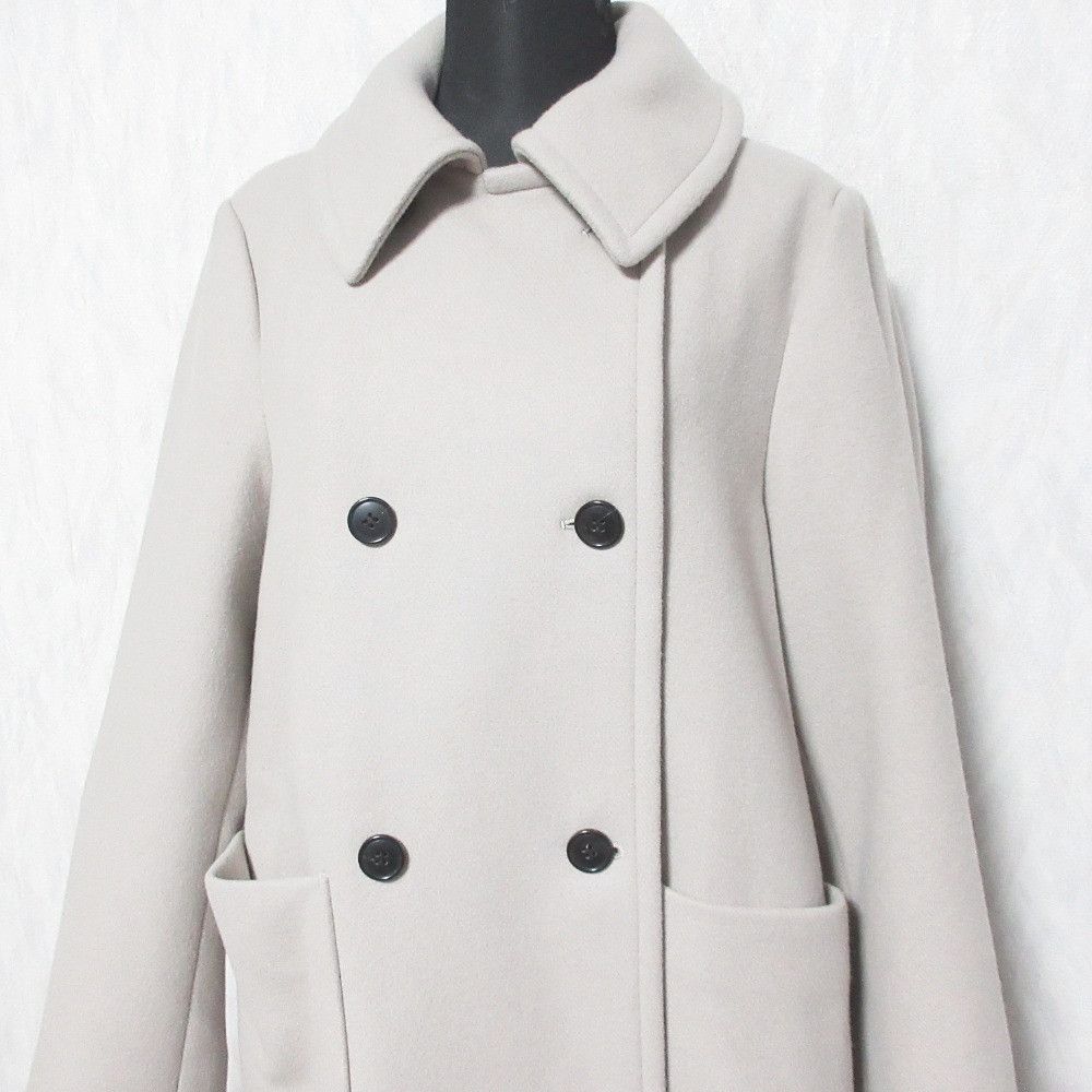 Other Other IENA Melton Double Breasted A Line Coat Textile Outerwear 23020900129040 DUTY FREE for USA Size ONE SIZE - 4 Thumbnail