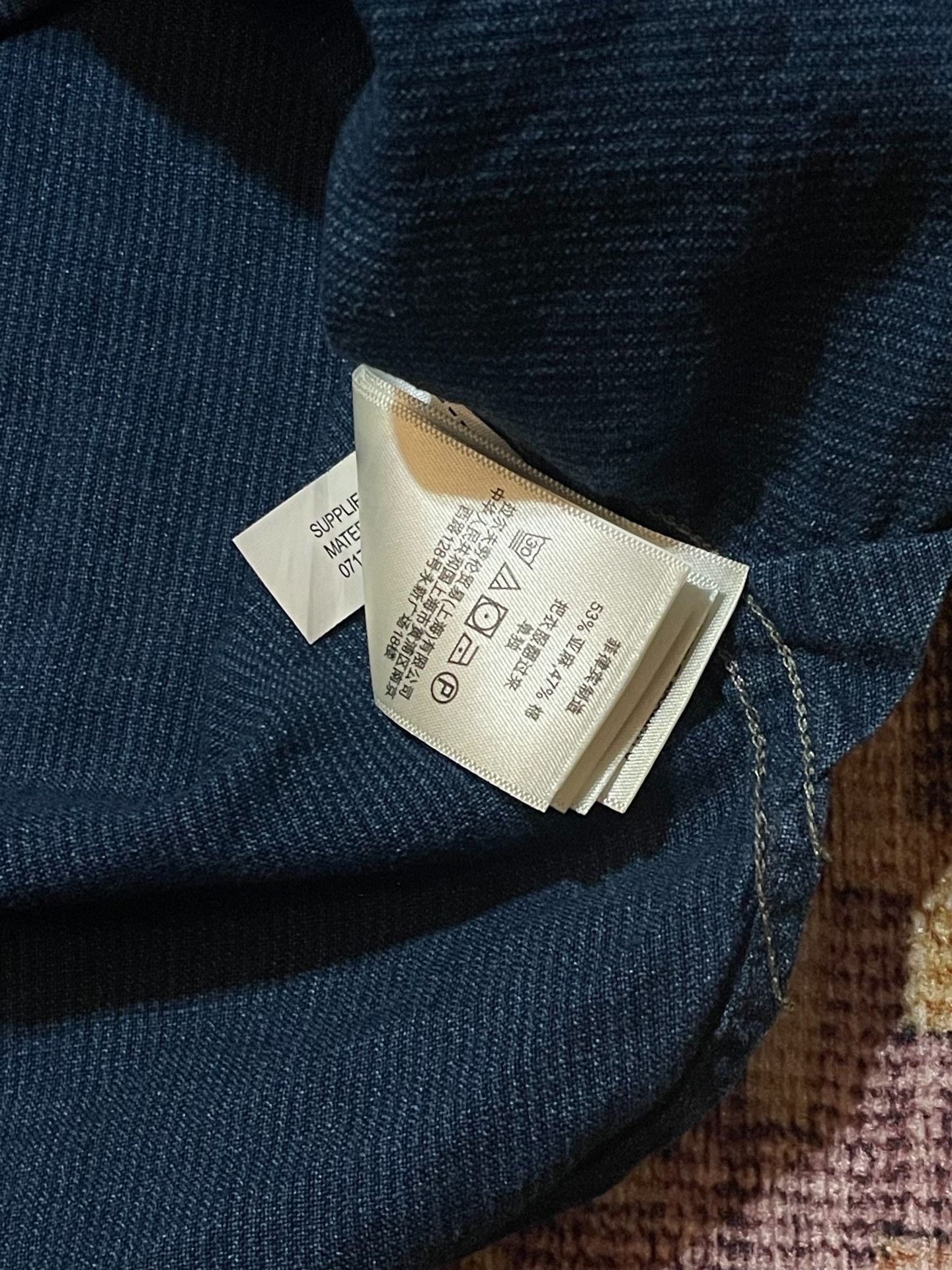 RRL Ralph Lauren RRL Vintage Indigo Cotton-Linen Work Shirt Size US M / EU 48-50 / 2 - 6 Thumbnail