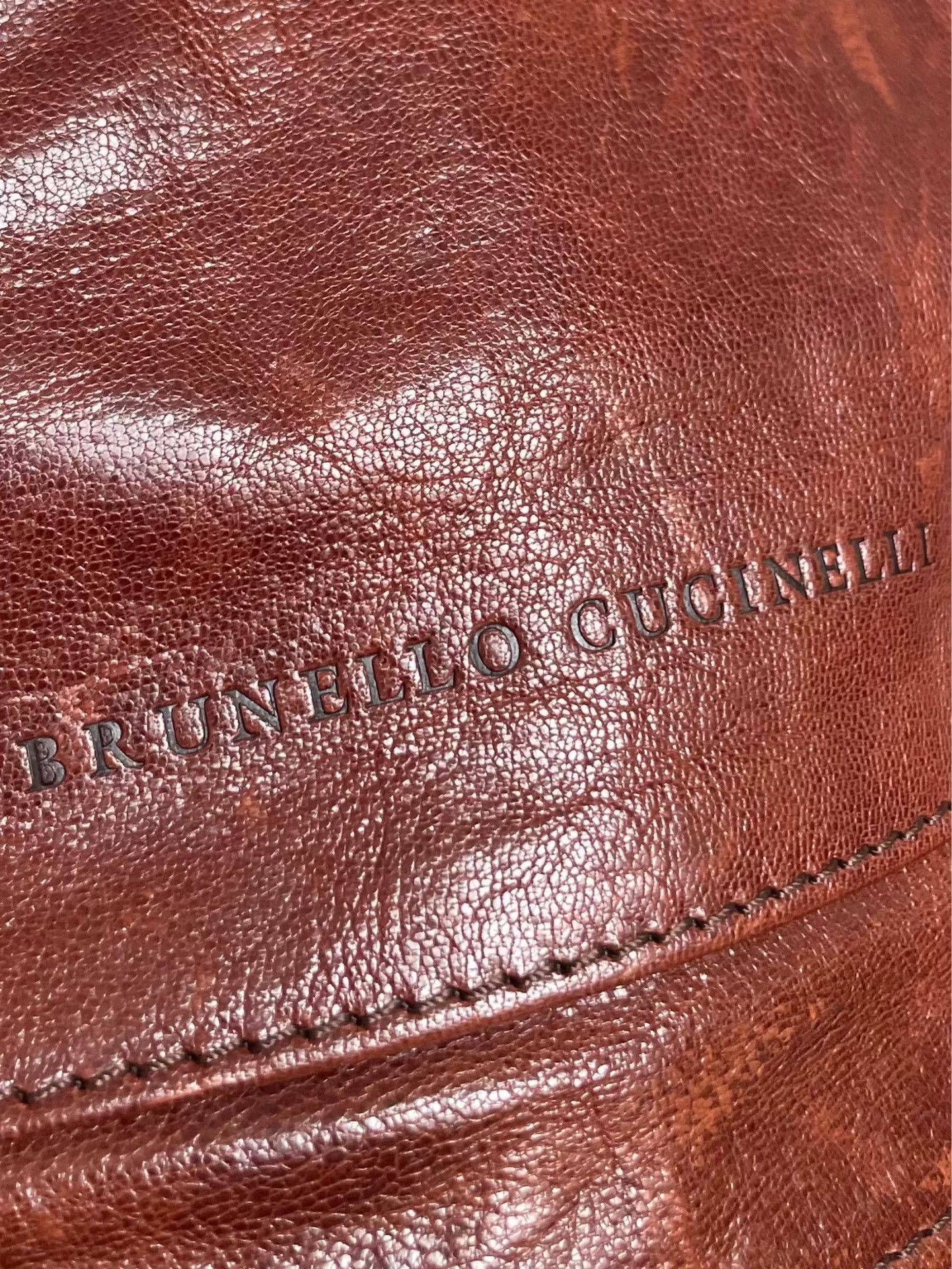 Brunello Cucinelli Brunello Cucinelli Leather Backpack Size ONE SIZE - 6 Thumbnail