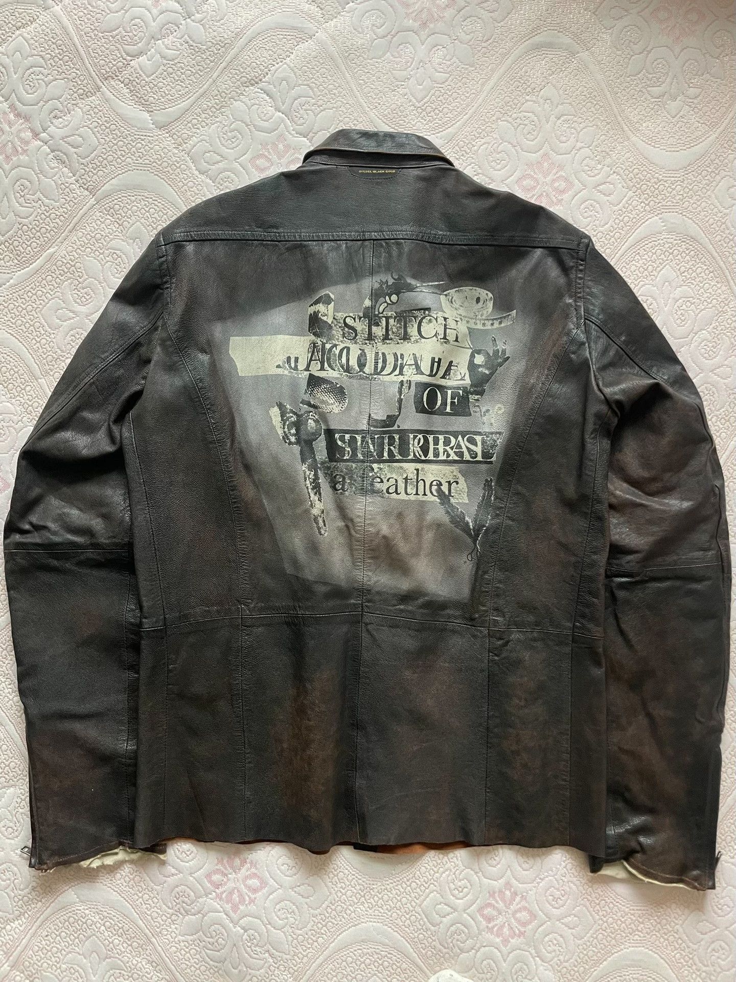 Diesel Black Gold Diesel Black Gold Shirt Leather Jacket Size US L / EU 52-54 / 3 - 2 Thumbnail