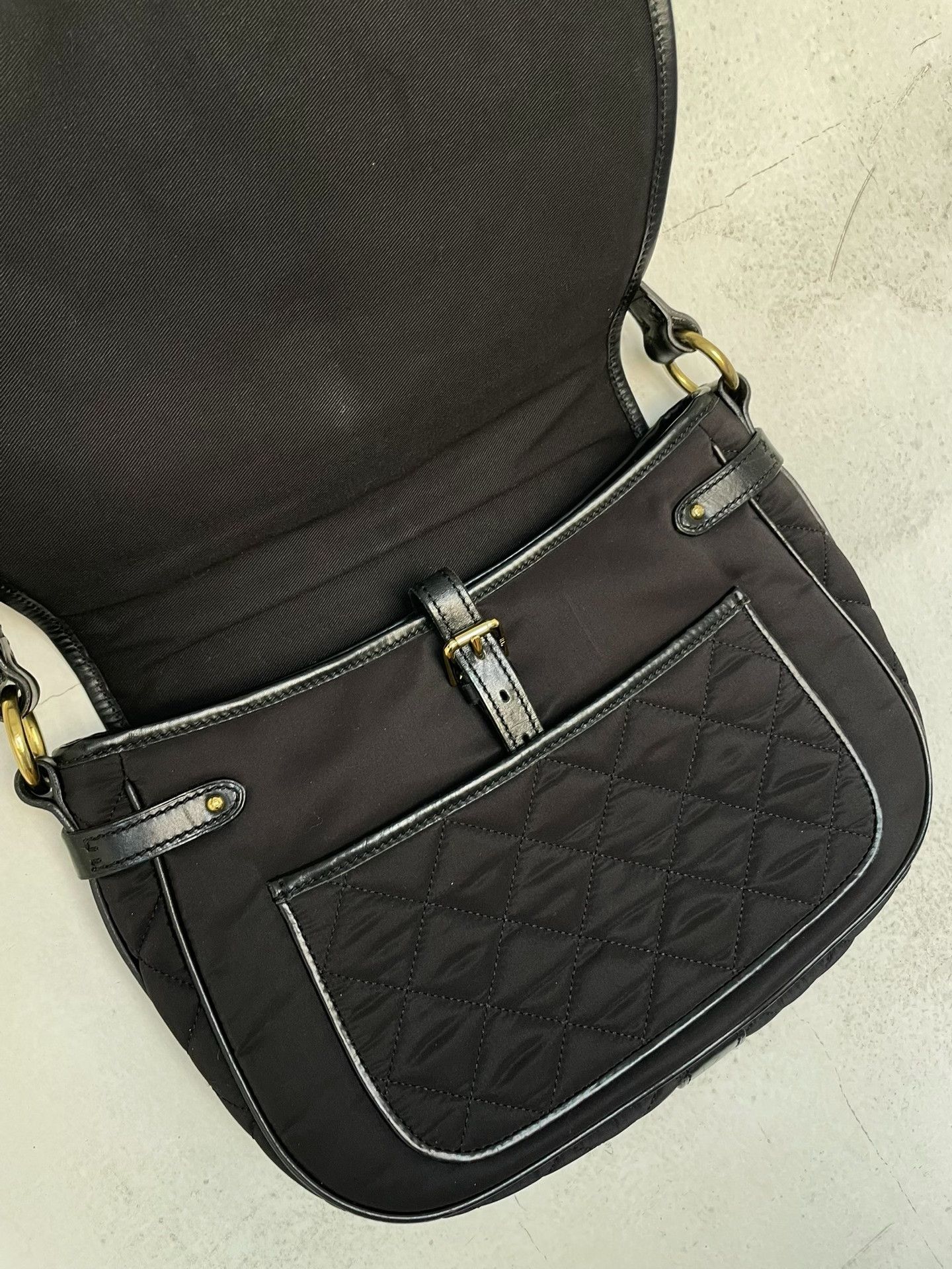 Ralph Lauren Purple Label Ralph Lauren Purple Label Saddle Crossbody Bag Size ONE SIZE - 3 Thumbnail
